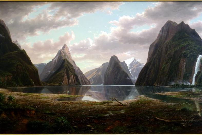 Milford Sound painting